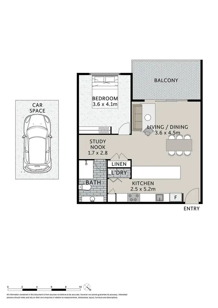 Floorplan of Homely apartment listing, Level 1/303/40D Somerset Avenue, Narellan NSW 2567