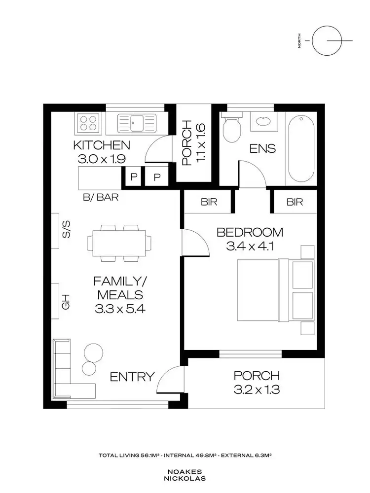 Floorplan of Homely unit listing, 4/278 Cross Road, Clarence Park SA 5034