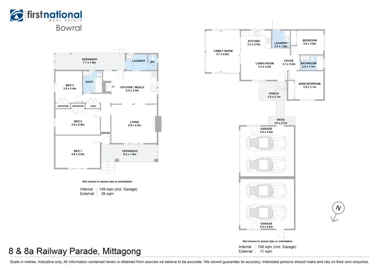Floorplan of Homely house listing, 8 & 8a Railway Parade, Mittagong NSW 2575