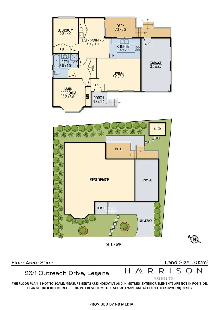 Floorplan of Homely unit listing, 26/1 Outreach Drive, Legana TAS 7277