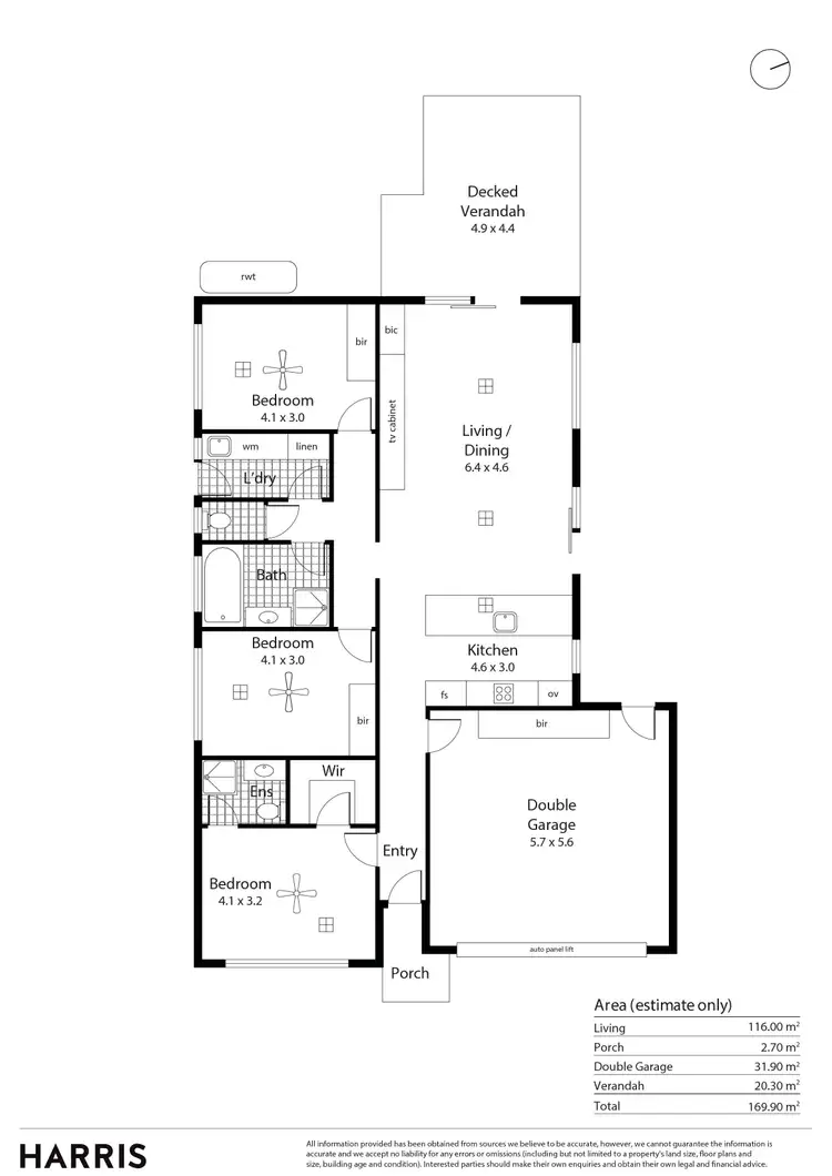 Floorplan of Homely house listing, 14b Eucla Avenue, Warradale SA 5046