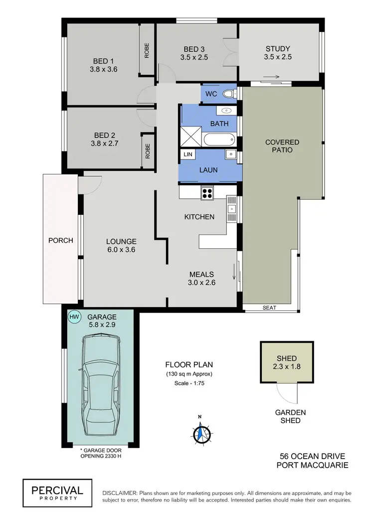 Floorplan of Homely house listing, 56 Ocean Drive, Port Macquarie NSW 2444