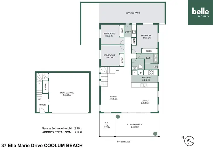 Floorplan of Homely house listing, 37 Ella-Marie Drive, Coolum Beach QLD 4573