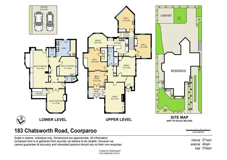 Floorplan of Homely house listing, 183 Chatsworth Road, Coorparoo QLD 4151