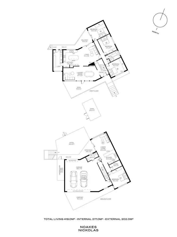 Floorplan of Homely house listing, 40 Newland Avenue, Marino SA 5049