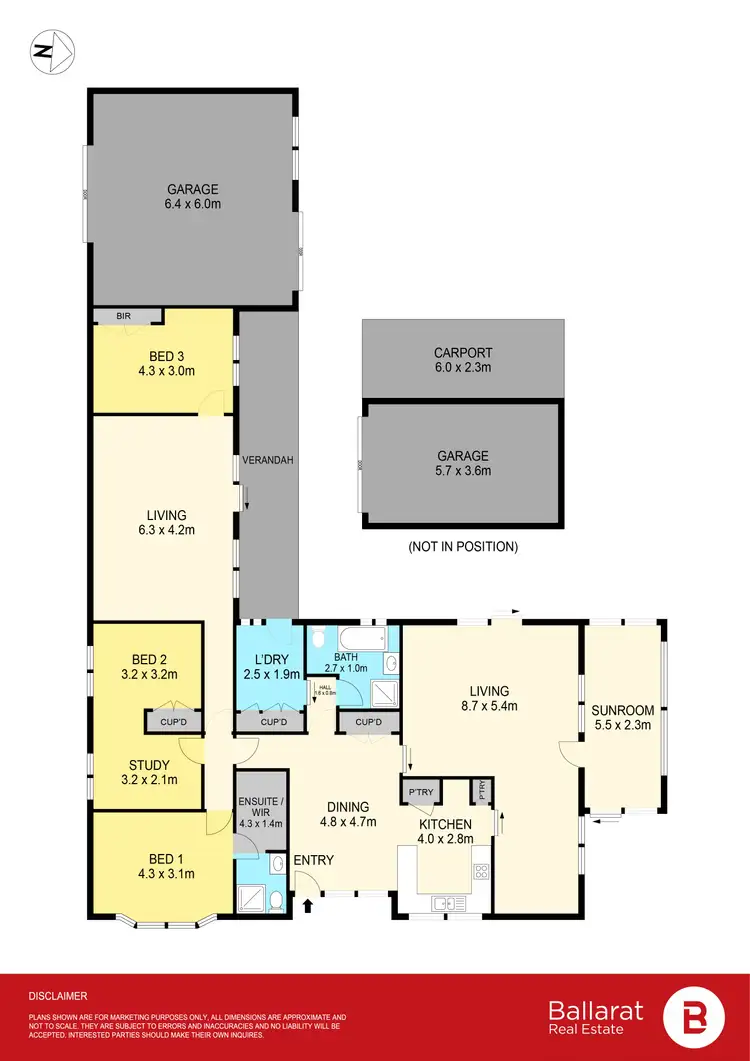 Floorplan of Homely house listing, 6-8 Tinworth Avenue, Canadian VIC 3350