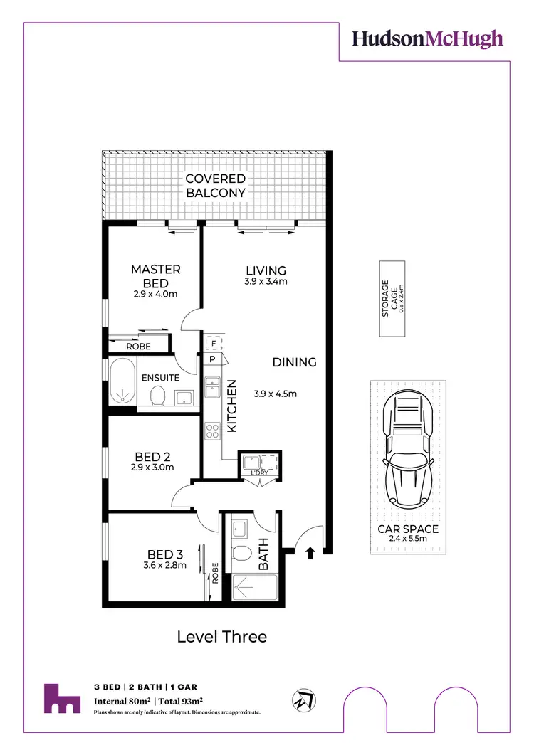Floorplan of Homely apartment listing, 307/24b George Street, Leichhardt NSW 2040