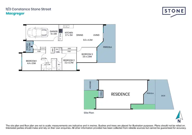 Floorplan of Homely townhouse listing, 11/3 Constance Stone Street, Macgregor ACT 2615