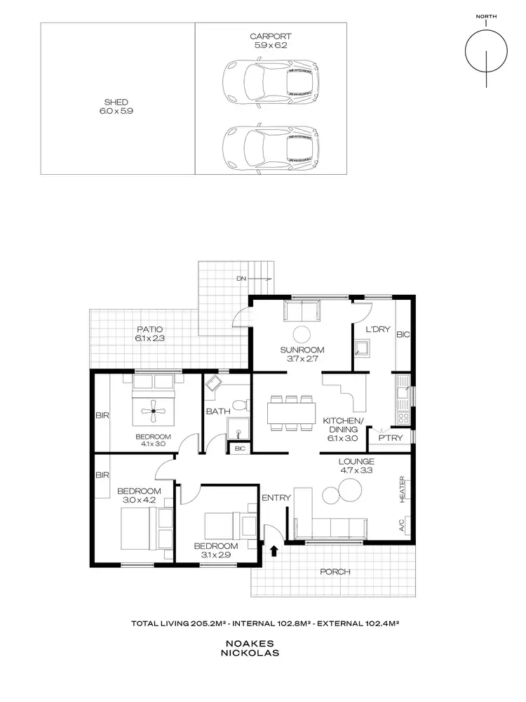 Floorplan of Homely house listing, 34 Truscott Avenue, Seacombe Heights SA 5047