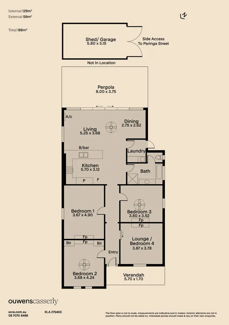 Floorplan of Homely house listing, 85 Kenilworth Road, Parkside SA 5063