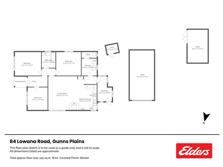 Floorplan of Homely house listing, 84 Lowana Road, Gunns Plains TAS 7315