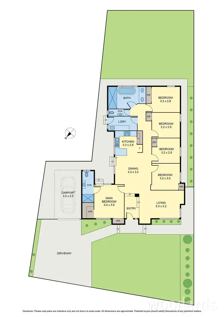 Floorplan of Homely house listing, 4 Melville Close, Keilor VIC 3036