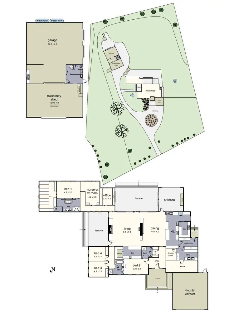 Floorplan of Homely house listing, 49 Badger Avenue, Badger Creek VIC 3777
