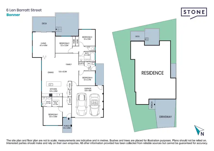 Floorplan of Homely house listing, 6 Len Barratt Street, Bonner ACT 2914