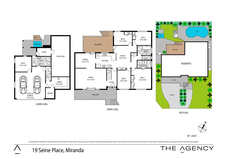 Floorplan of Homely house listing, 19 Seine Place, Miranda NSW 2228