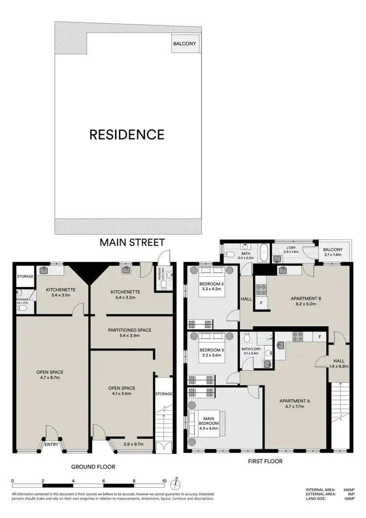 Floorplan of Homely unit listing, 68-72 Main Street, Lithgow NSW 2790