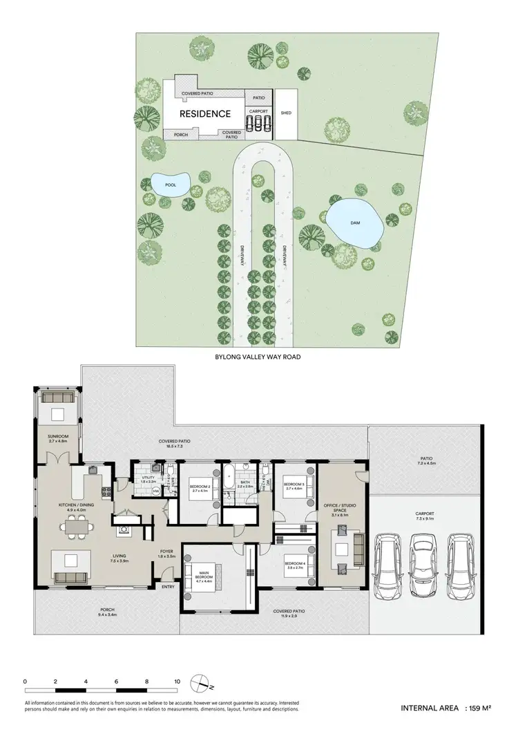 Floorplan of Homely rural property listing, 2329 Bylong Valley Way Road, Rylstone NSW 2849