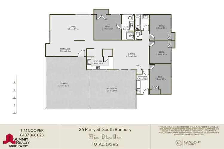 Floorplan of Homely house listing, 26 Parry Street, South Bunbury WA 6230