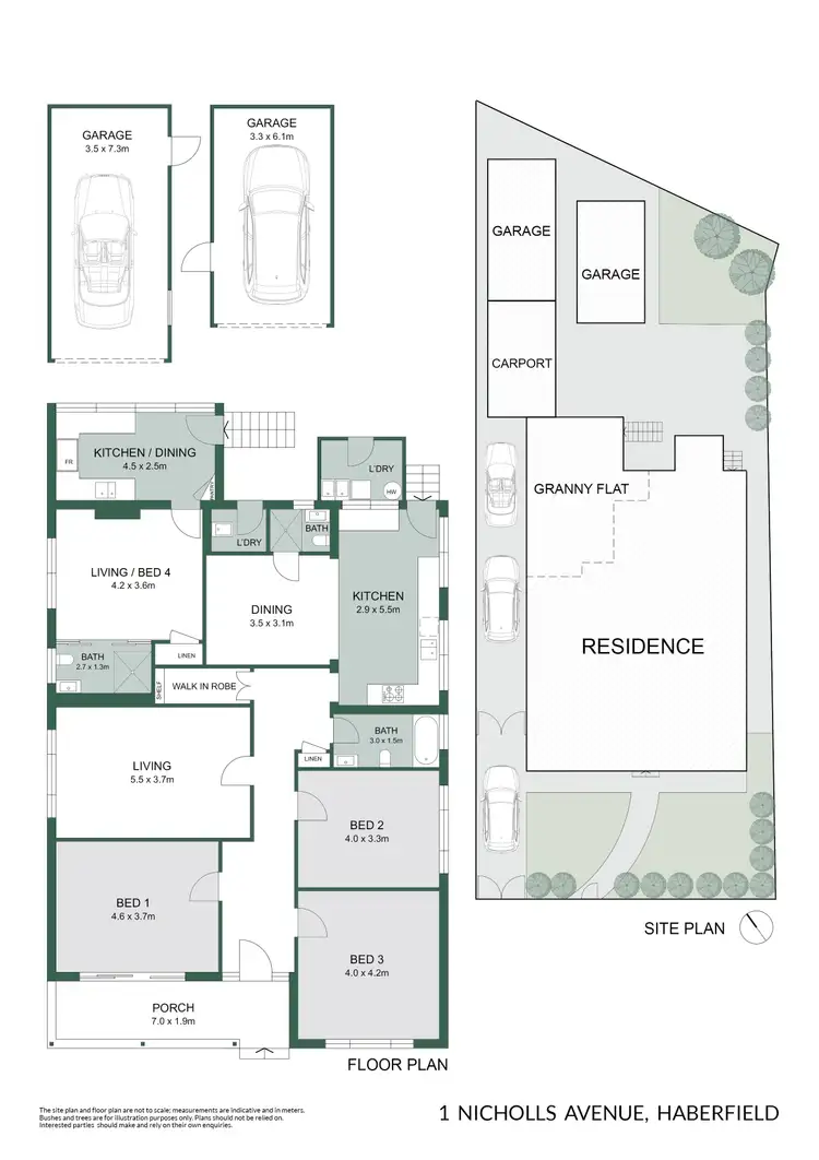 Floorplan of Homely house listing, 1 Nicholls Avenue, Haberfield NSW 2045