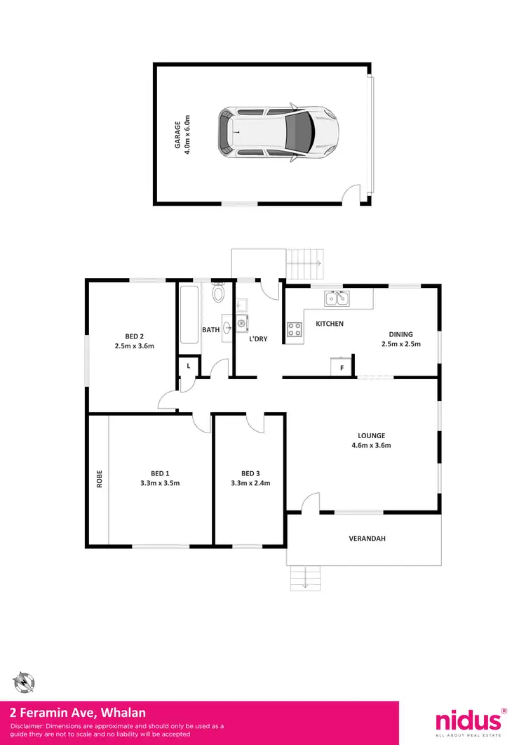 Floorplan of Homely house listing, 2 Feramin Avenue, Whalan NSW 2770