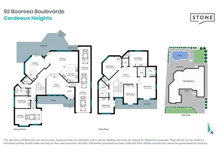 Floorplan of Homely house listing, 92 Booreea Boulevarde, Cordeaux Heights NSW 2526