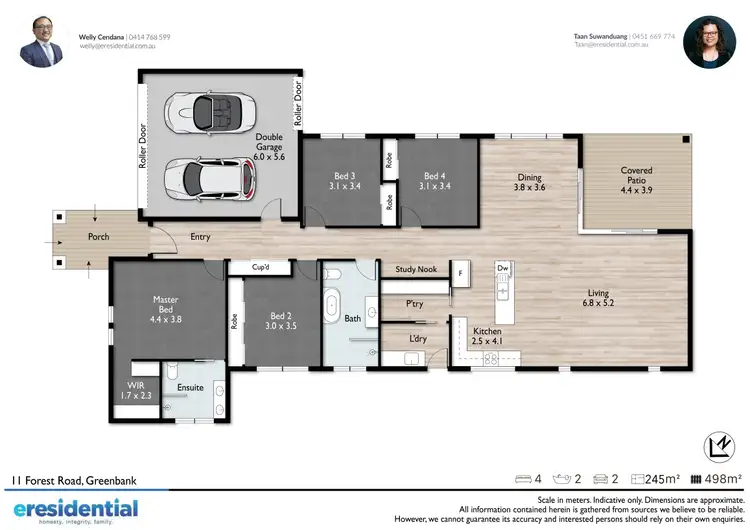 Floorplan of Homely house listing, 11 Forest Road, Greenbank QLD 4124