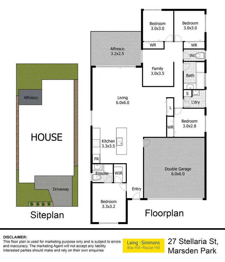 Floorplan of Homely house listing, 27 Stellaria Street, Marsden Park NSW 2765