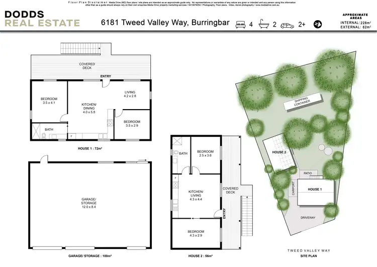 Floorplan of Homely house listing, 6181 Tweed Valley Way, Burringbar NSW 2483