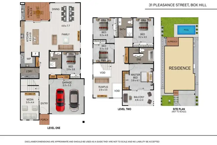 Floorplan of Homely house listing, 31 Pleasance Street, Box Hill NSW 2765