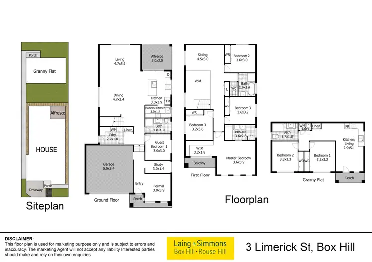Floorplan of Homely house listing, 3 Limerick Street, Box Hill NSW 2765