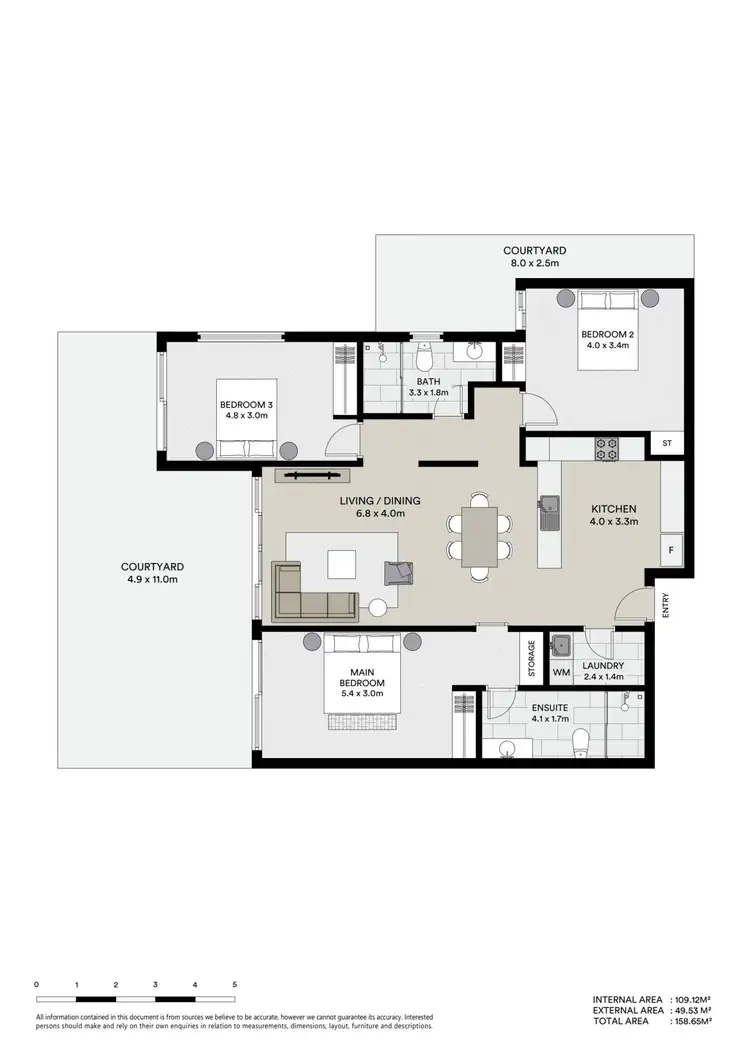 Floorplan of Homely unit listing, 66/28 Landsborough Street, North Ward QLD 4810