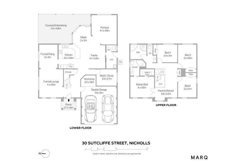 Floorplan of Homely house listing, 30 Sutcliffe Street, Nicholls ACT 2913