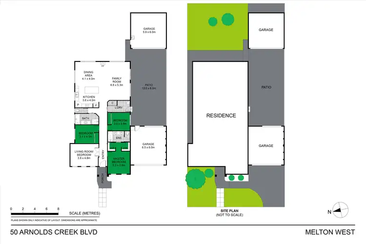 Floorplan of Homely house listing, 50 Arnolds Creek Boulevard, Harkness VIC 3337