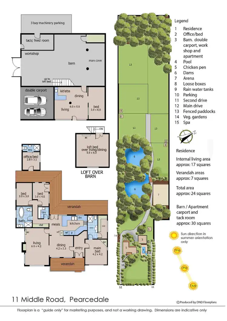 Floorplan of Homely rural property listing, 11 Middle Road, Pearcedale VIC 3912