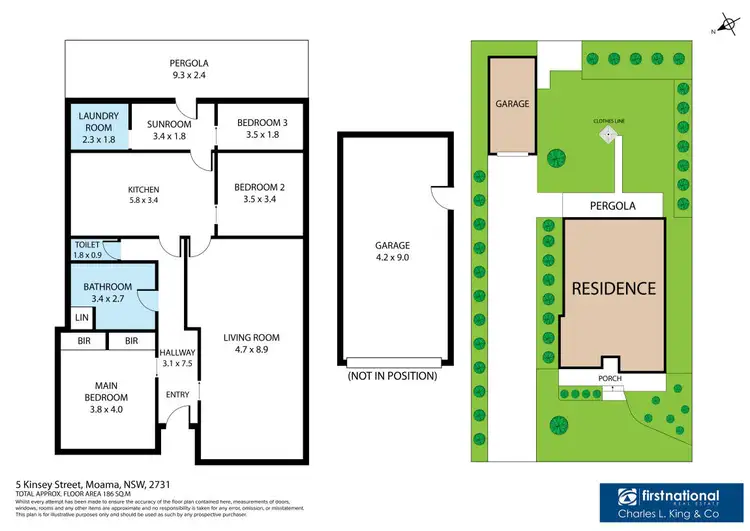 Floorplan of Homely house listing, 5 Kinsey Street, Moama NSW 2731