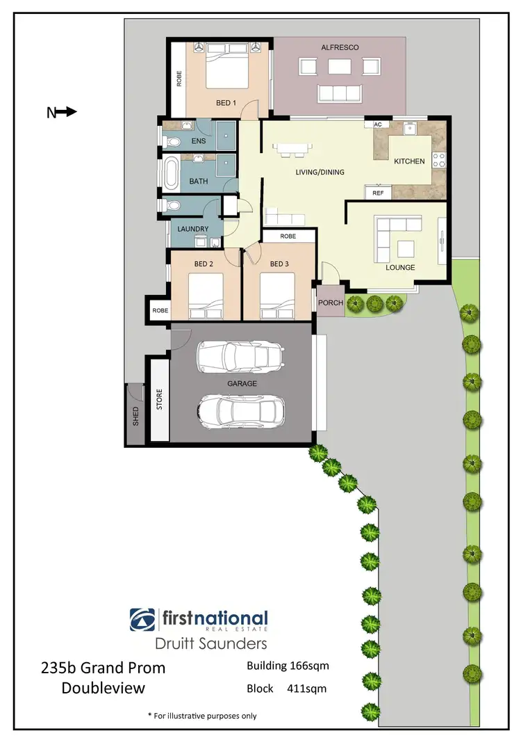 Floorplan of Homely house listing, 235B Grand Promenade, Doubleview WA 6018