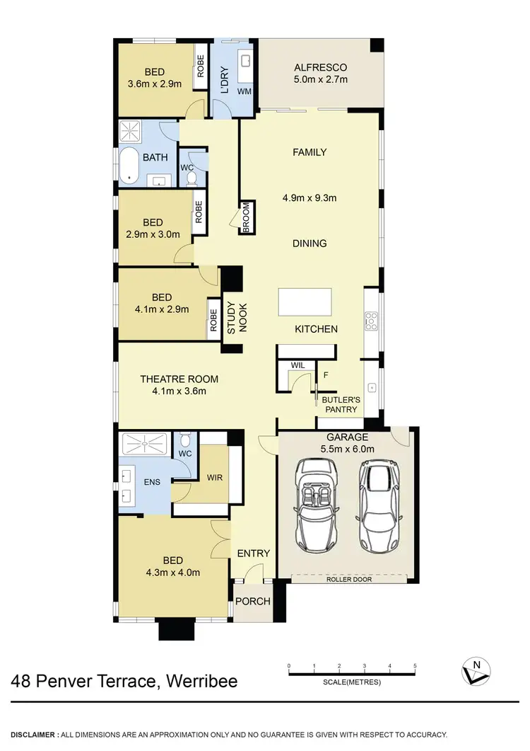 Floorplan of Homely house listing, 48 Penver Terrace, Werribee VIC 3030