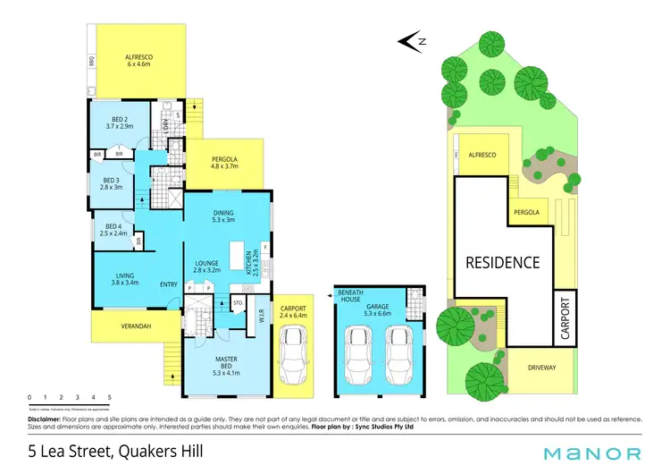 Floorplan of Homely house listing, 5 Lea Street, Quakers Hill NSW 2763