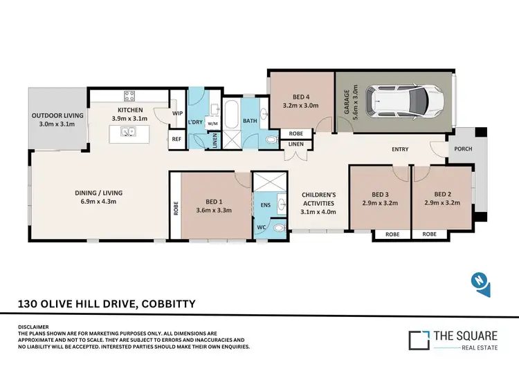 Floorplan of Homely house listing, 130 Olive Hill Drive, Cobbitty NSW 2570