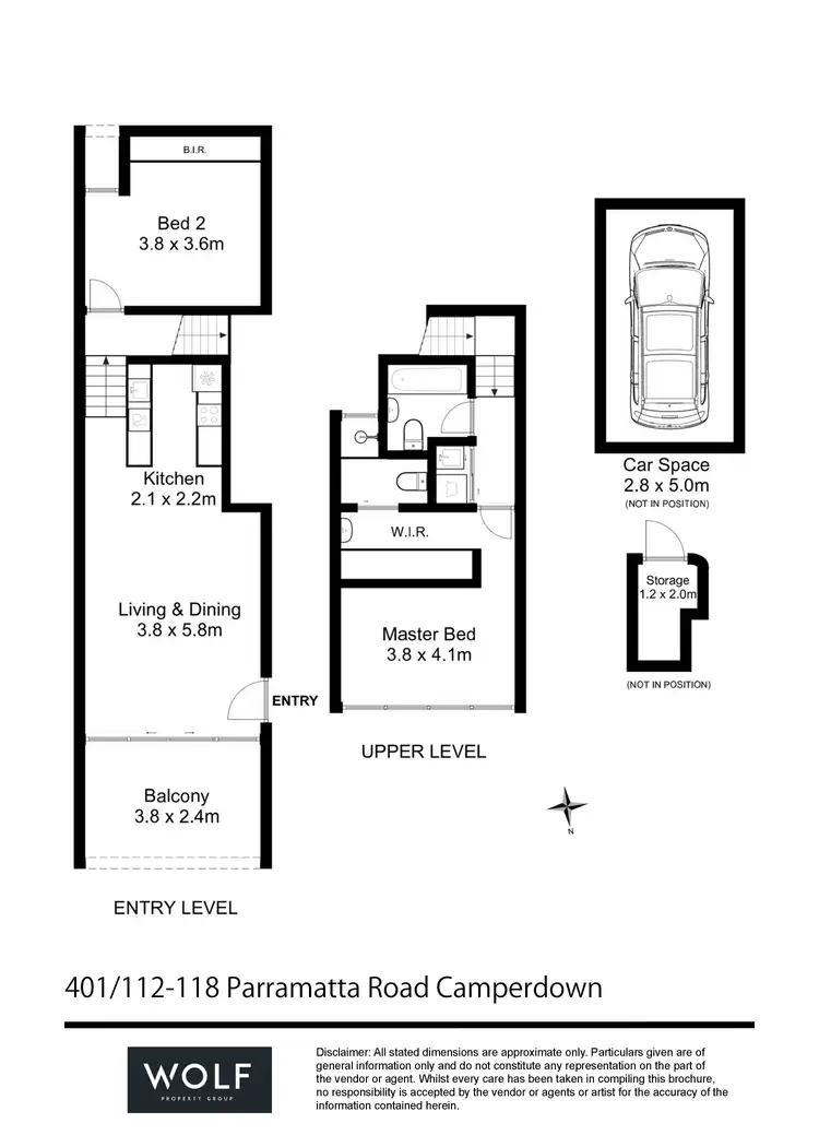 Floorplan of Homely apartment listing, 401/112-118 Parramatta Road, Camperdown NSW 2050
