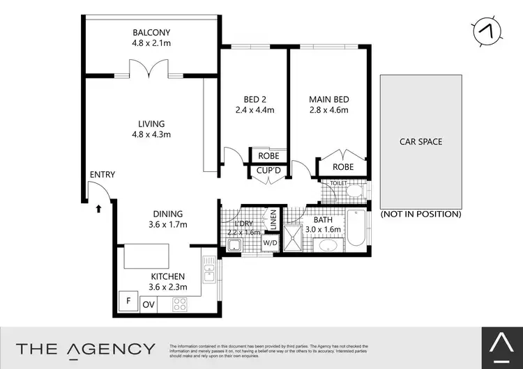 Floorplan of Homely apartment listing, 27/20 Charles Street (enter Via 1a Gildea Ave), Five Dock NSW 2046