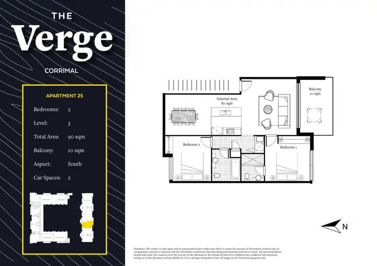 Floorplan of Homely apartment listing, 309/7 Russell Street, Corrimal NSW 2518