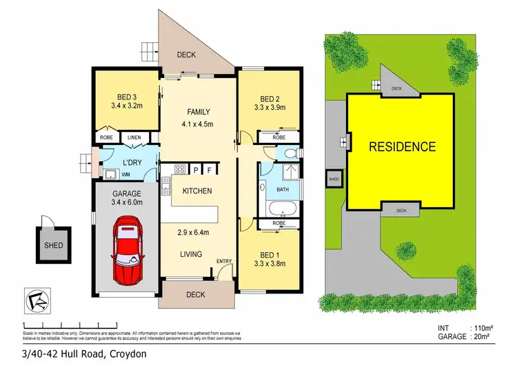 Floorplan of Homely unit listing, 3/40-42 Hull Road, Croydon VIC 3136