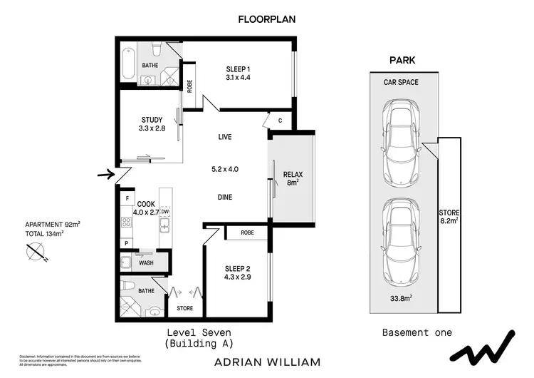 Floorplan of Homely apartment listing, 744/5 Loftus Street, Turrella NSW 2205