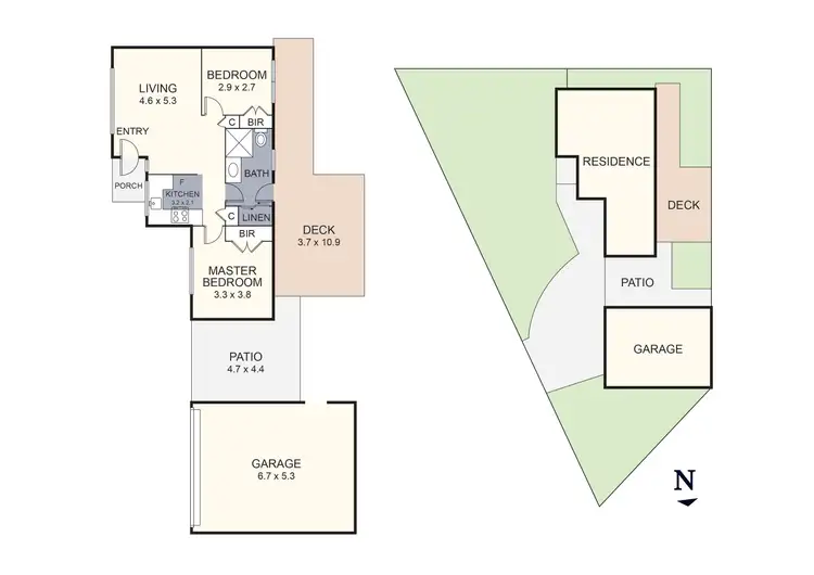 Floorplan of Homely house listing, 2-4 Cherylnne Crescent, Kilsyth VIC 3137
