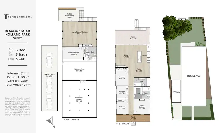 Floorplan of Homely house listing, 10 Captain Street, Holland Park West QLD 4121