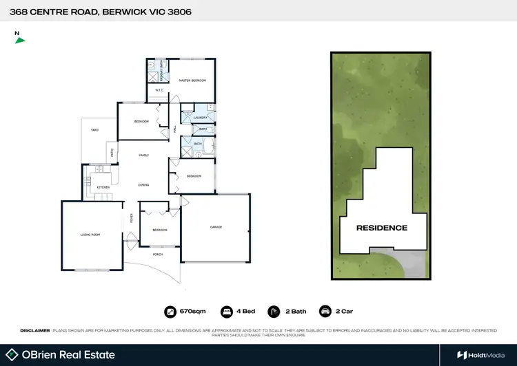 Floorplan of Homely house listing, 368 Centre Road, Berwick VIC 3806