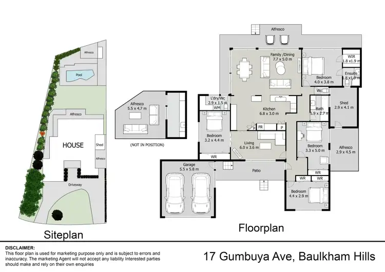 Floorplan of Homely house listing, 17 Gumbuya Avenue, Baulkham Hills NSW 2153