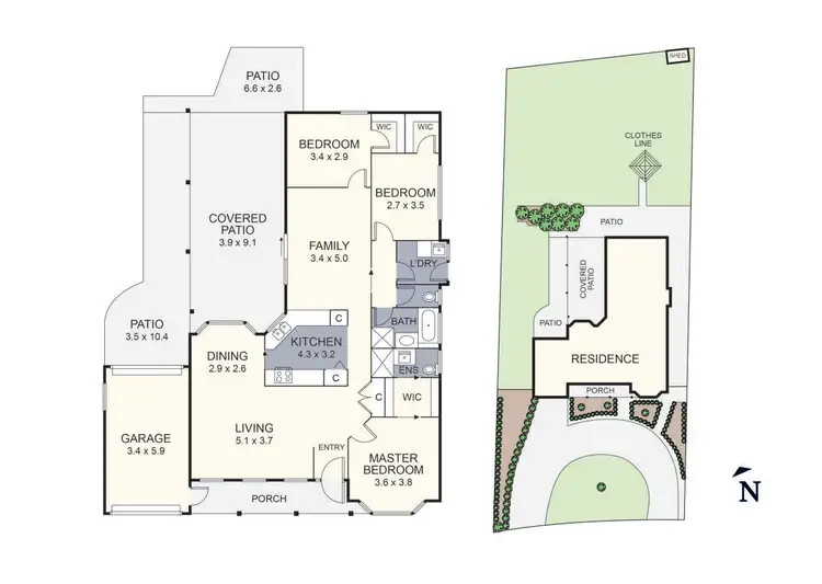 Floorplan of Homely house listing, 57 Watermoor Avenue, Kilsyth South VIC 3137