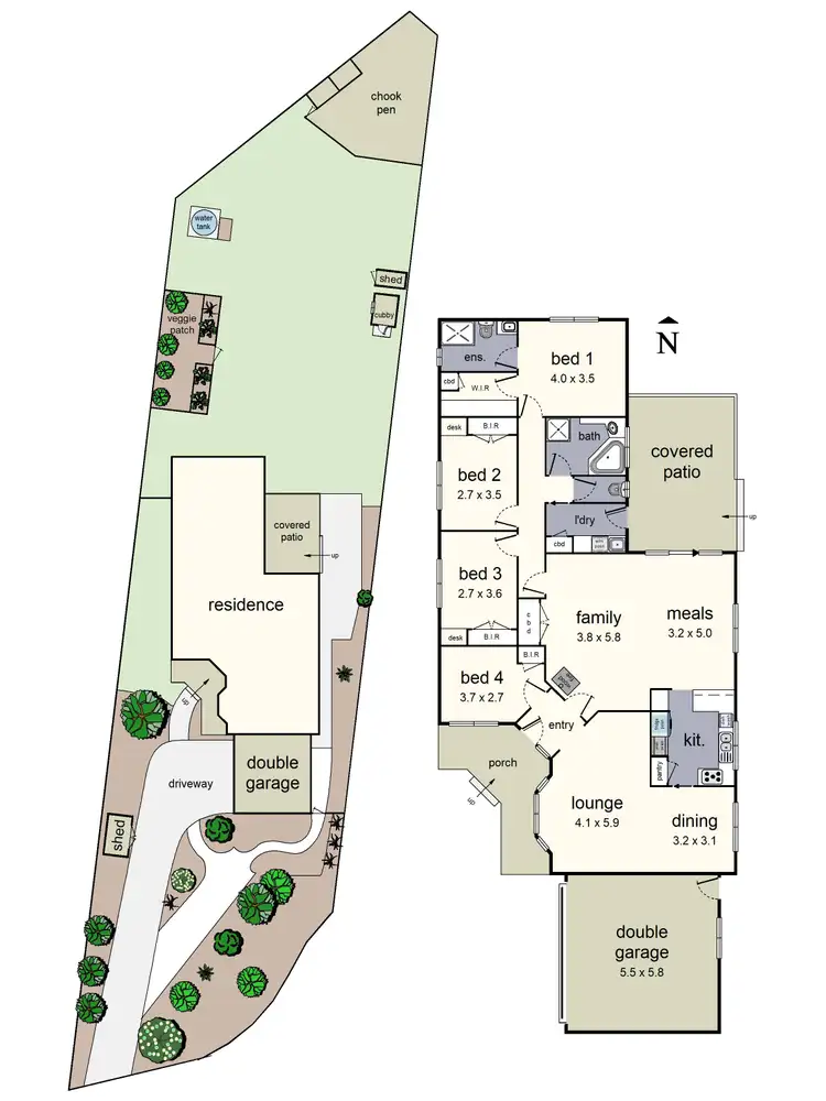 Floorplan of Homely house listing, 3 Pearl Court, Mount Evelyn VIC 3796